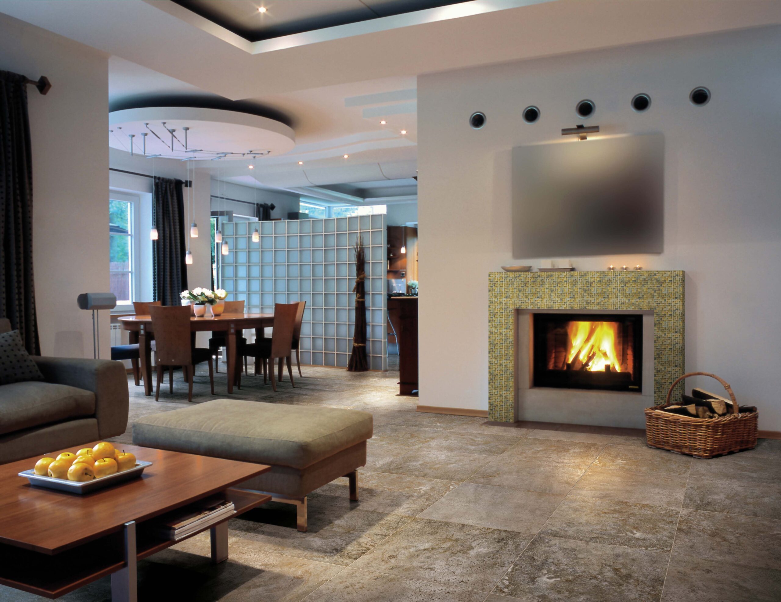 outstanding stonefire, with its unique shade variation, is representative of the ideas for living rooms with fireplaces pics