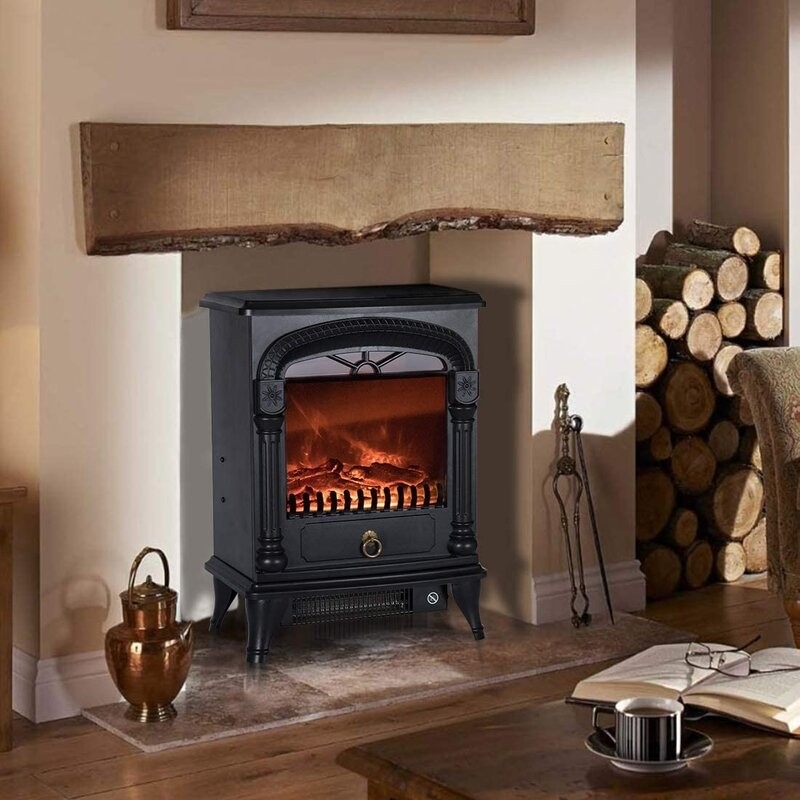 outstanding vivohome 110v 20 inch portable free standing electric fireplace insert electric log inserts for existing fireplaces picture