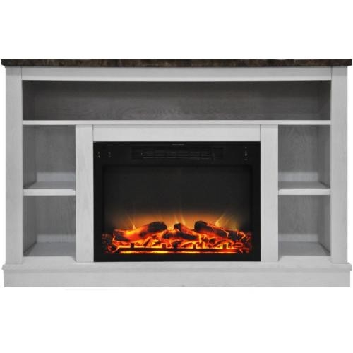 picture of electric fireplace mantel heater with enhanced log and the grate fireplace heater by mr energy picture