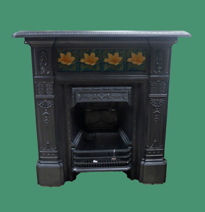 remarkable antique reclaimed cast iron fire chester paint stripping how to remove paint from cast iron fireplace picture