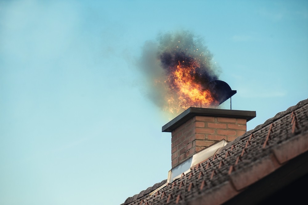 remarkable chimney fires | turner baker fireplace smokes into house image