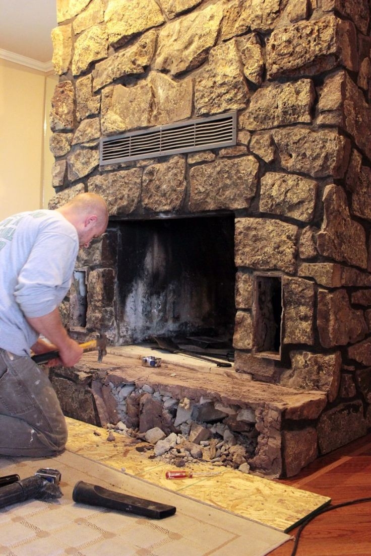 remarkable fireplace rock removal starting | faux stone fireplaces, brick how to remove a marble fireplace pics