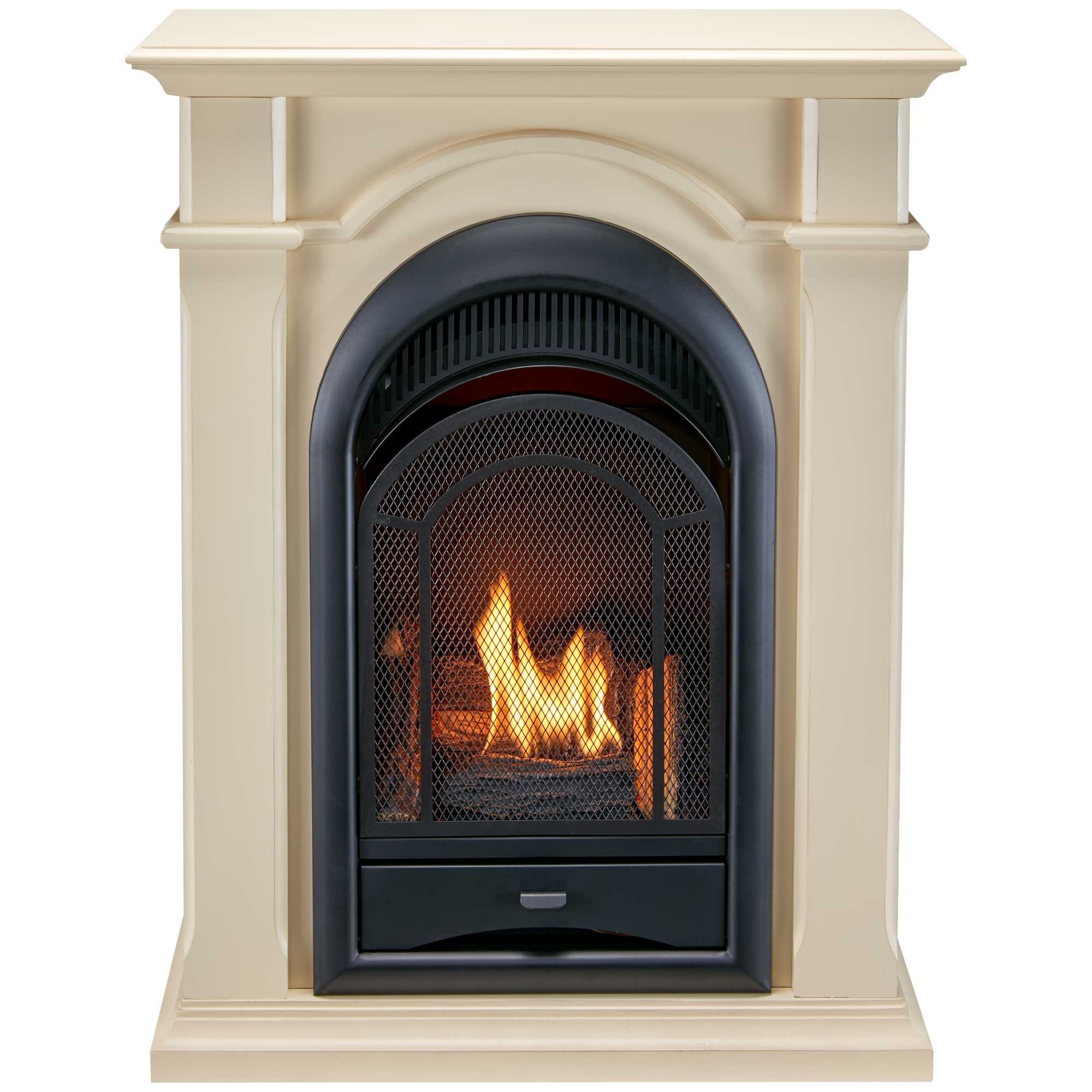 remarkable procom dual fuel ventless gas fireplace system with corner combo mantel gas heaters for fireplace insert image