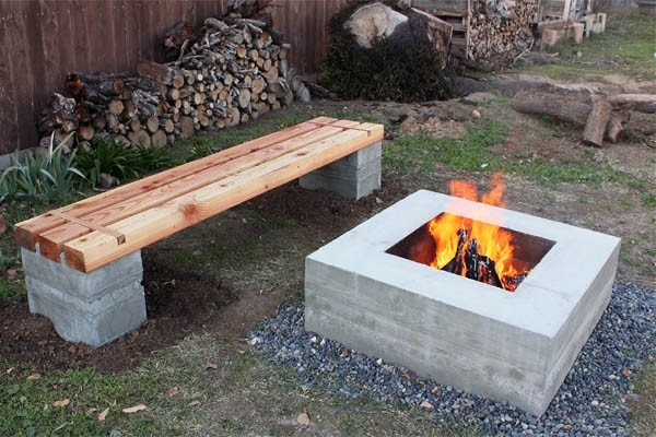 splendid 10 wonderful cinder block projects to make for your backyard the art how to build outdoor fireplace with cinder blocks image