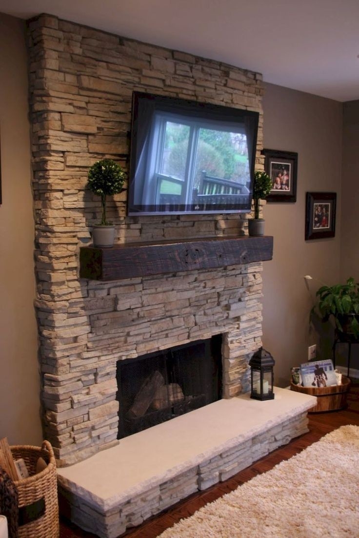splendid garage floor remodeling (with images) | stone fireplace designs floor to ceiling fireplace makeover picture