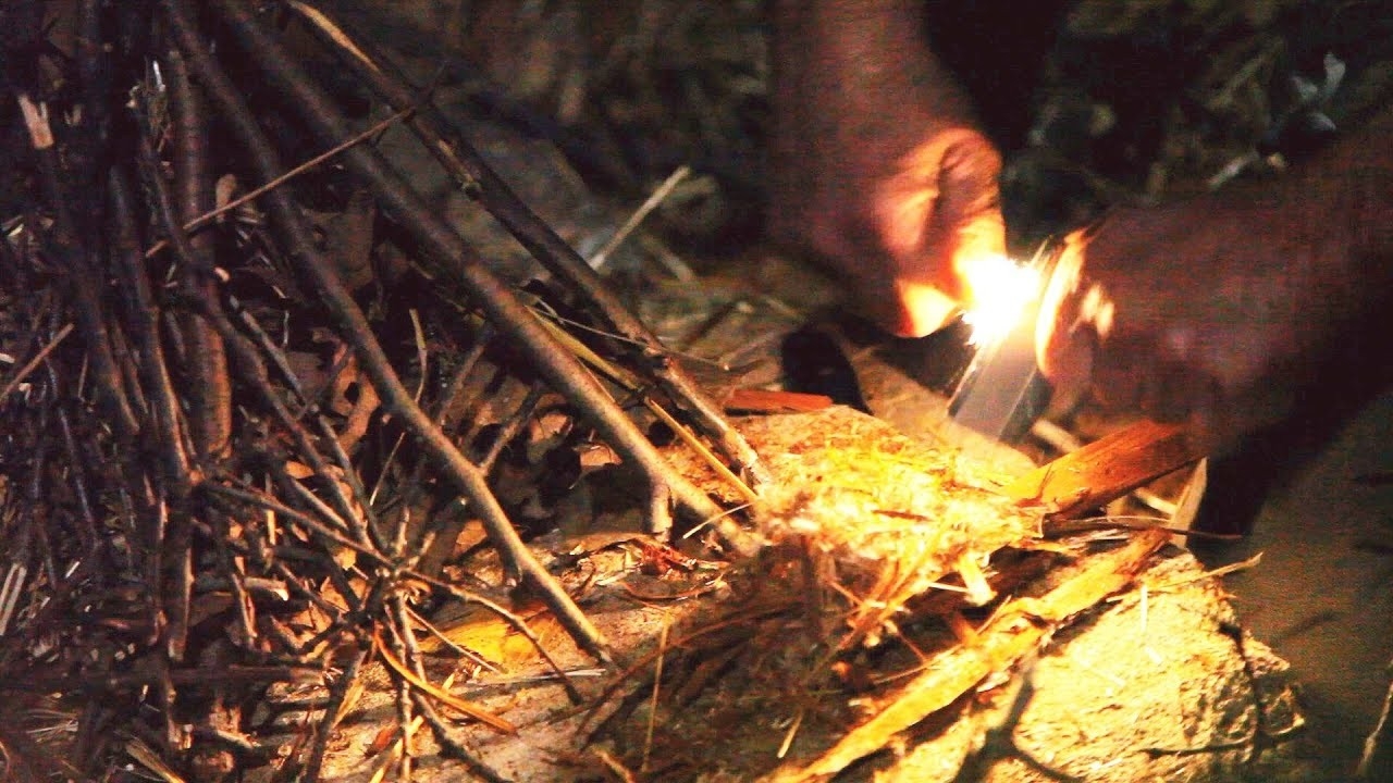 splendid how to make a fire with flint & steel | survival skills youtube how to make a fire in a fireplace photo