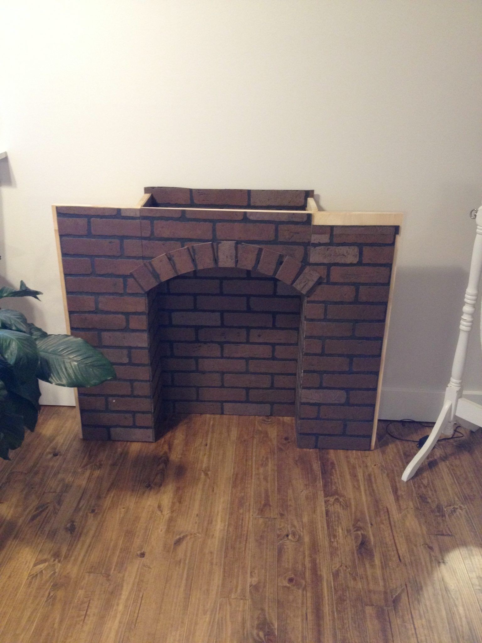 splendid if you're going to make it, you better fake it diy fake brick how to build a masonry fireplace image