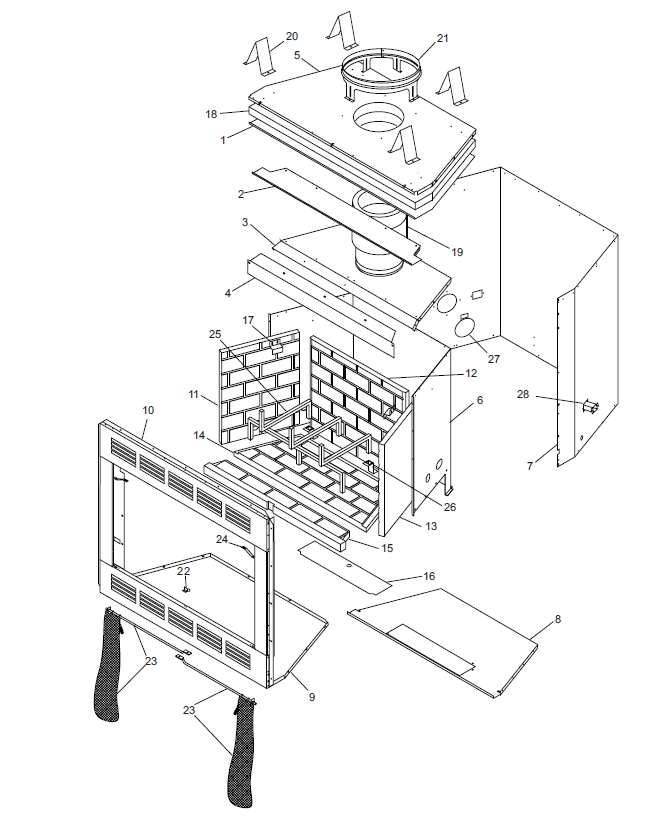 splendid lennox superior fireplace replacement parts | reviewmotors co superior the fireplace company photo