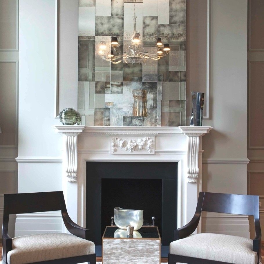 splendid pinhylan on house &amp; home | luxury interior, interior design, living mirror for above fireplace mantel photo
