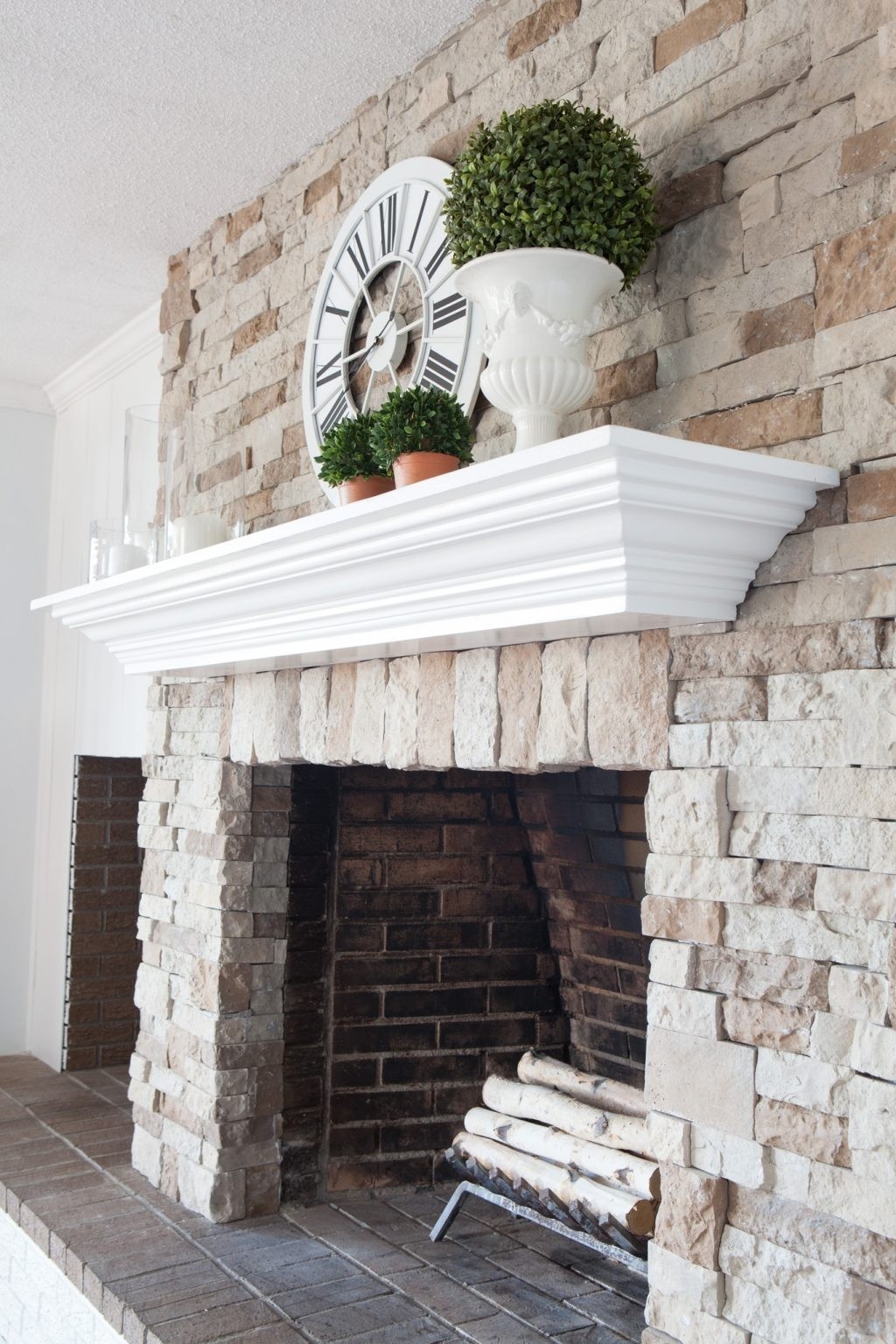 stunning 16 red brick fireplace makeover ideas red brick fireplace makeover photo