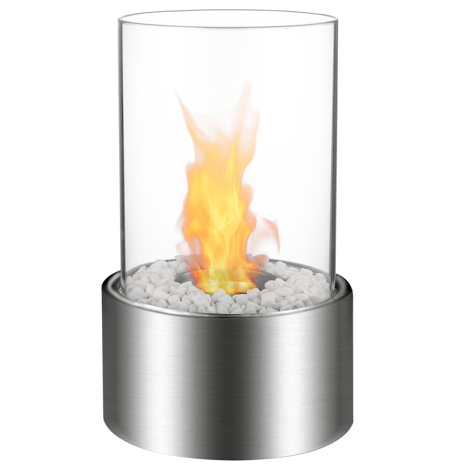 stunning eden ventless tabletop portable bio ethanol fireplace in stainless steel ethanol fuel fireplace reviews photo