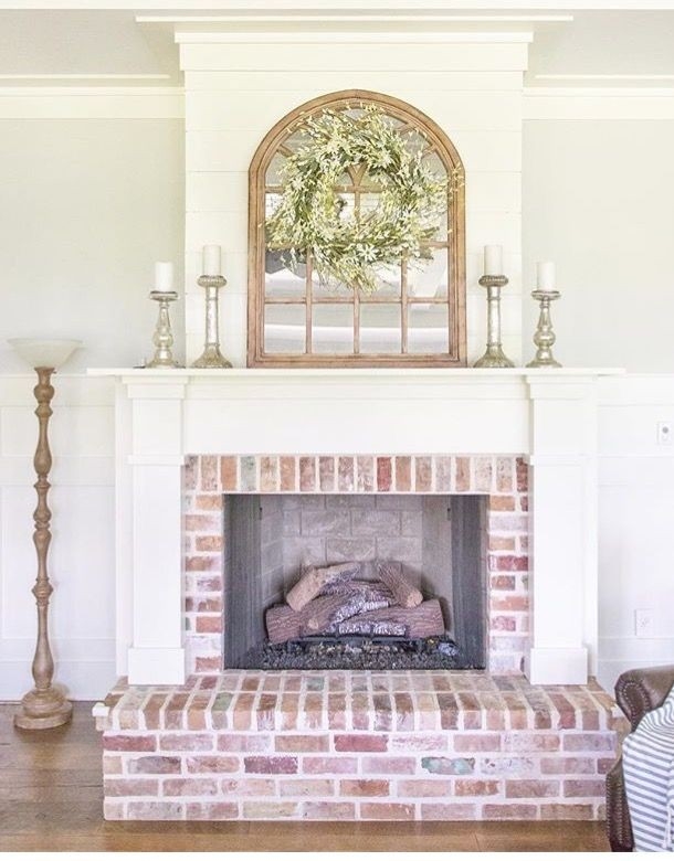 stunning mantle goals exposed brick "old texas brick new orleans" | brick how to cover old brick fireplace picture