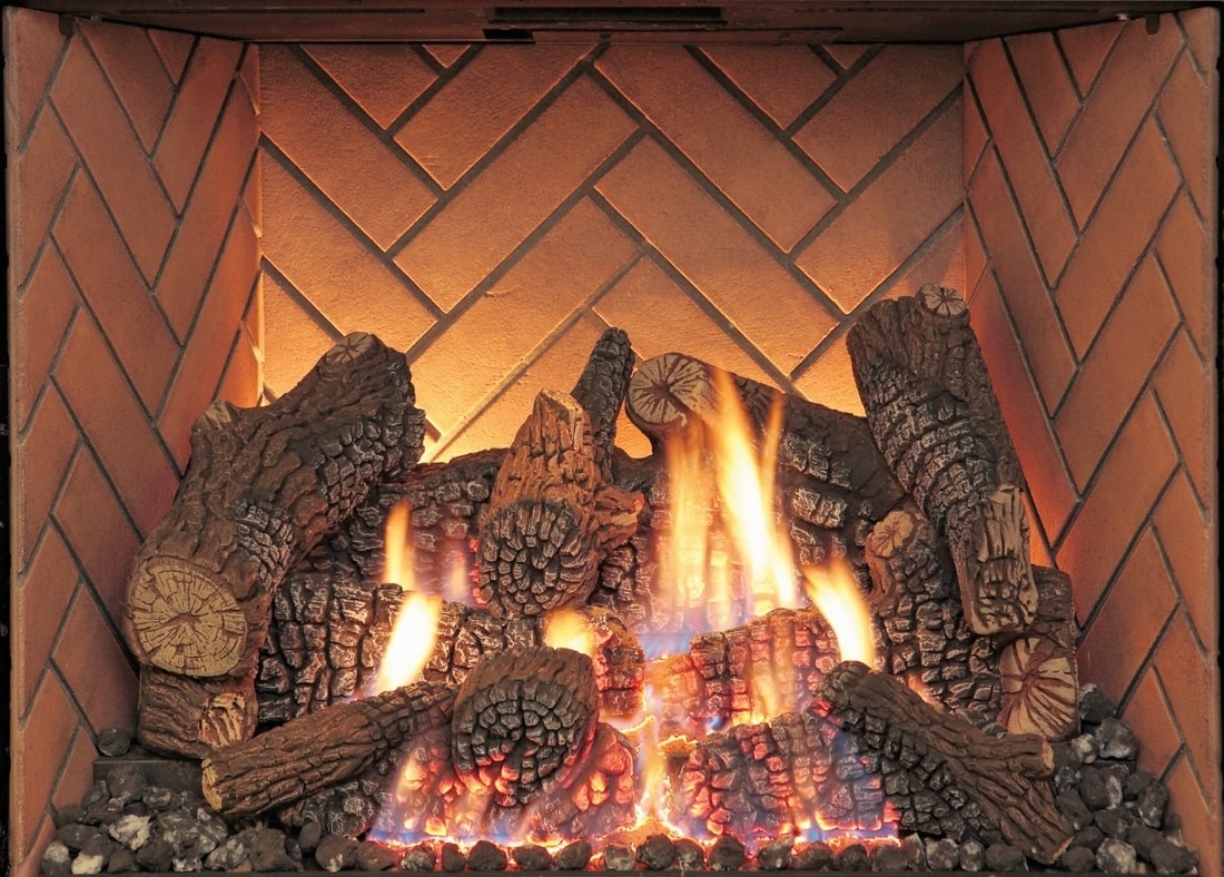 stylish gas logs &amp; glass doors the good earth works gas fireplace repair tacoma image