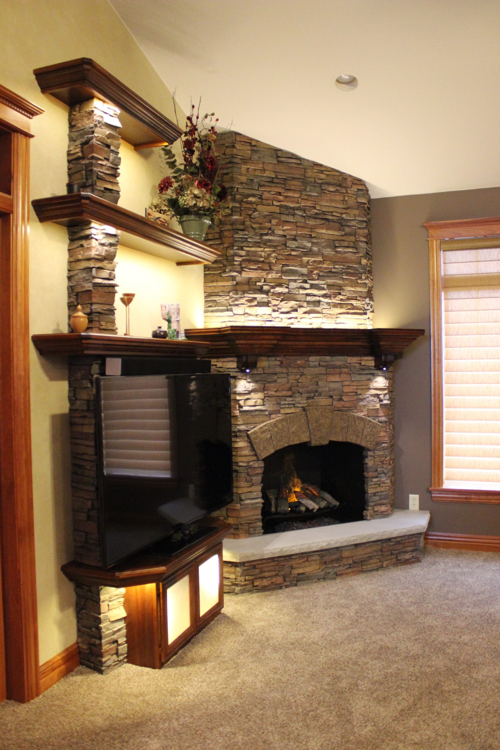 stylish how to build an amazing stone fireplace (the easy way) barron designs rock fireplace design ideas pics