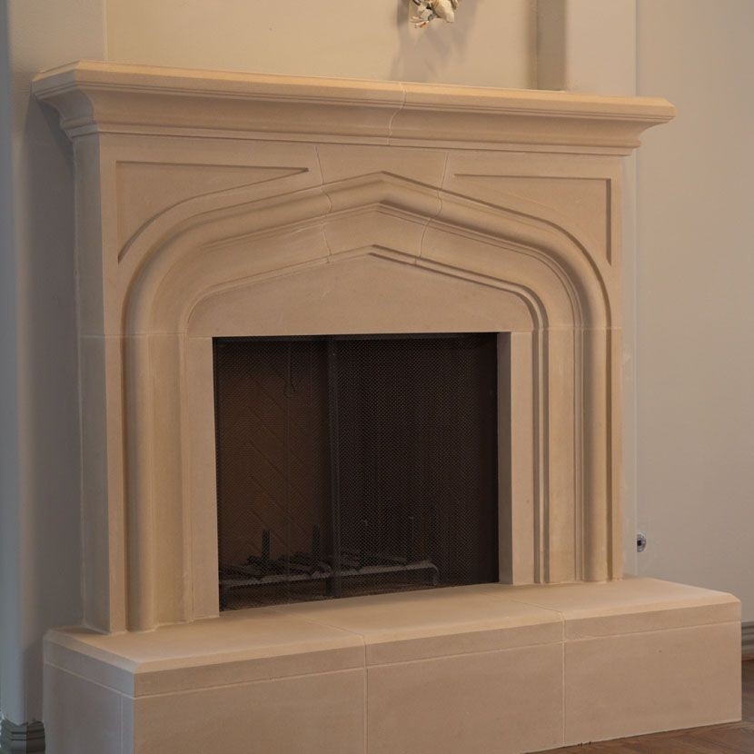 stylish laurent cast stone fireplace mantels | old world stoneworks | stone cast stone fireplace mantels pics