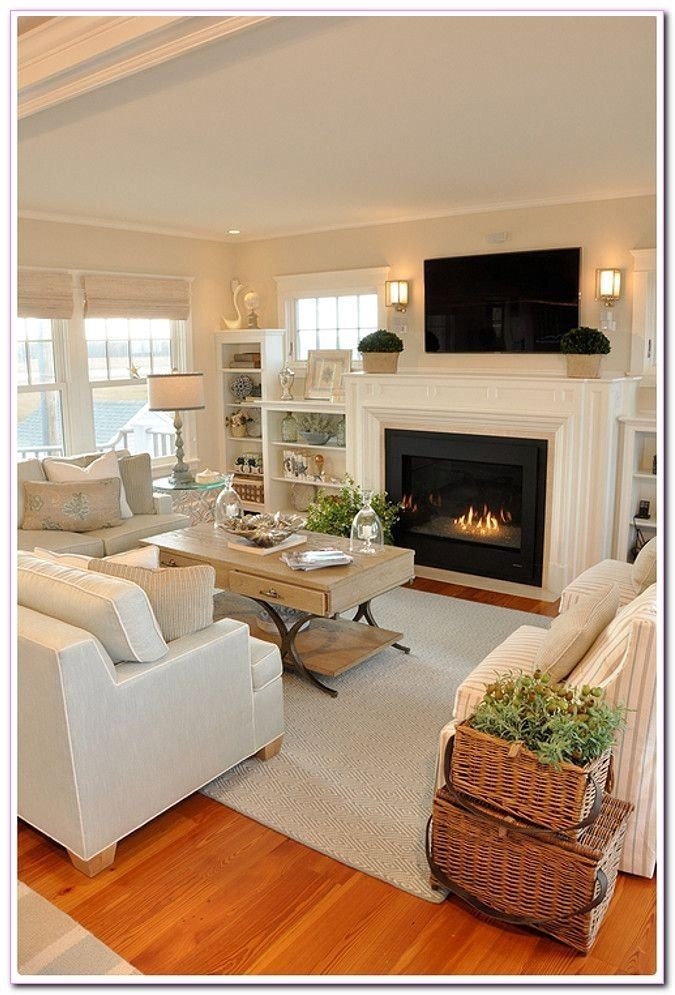 stylish living #room #with #tv #and #fireplace #ideas in 2020 | living room living room layout with fireplace and tv photo