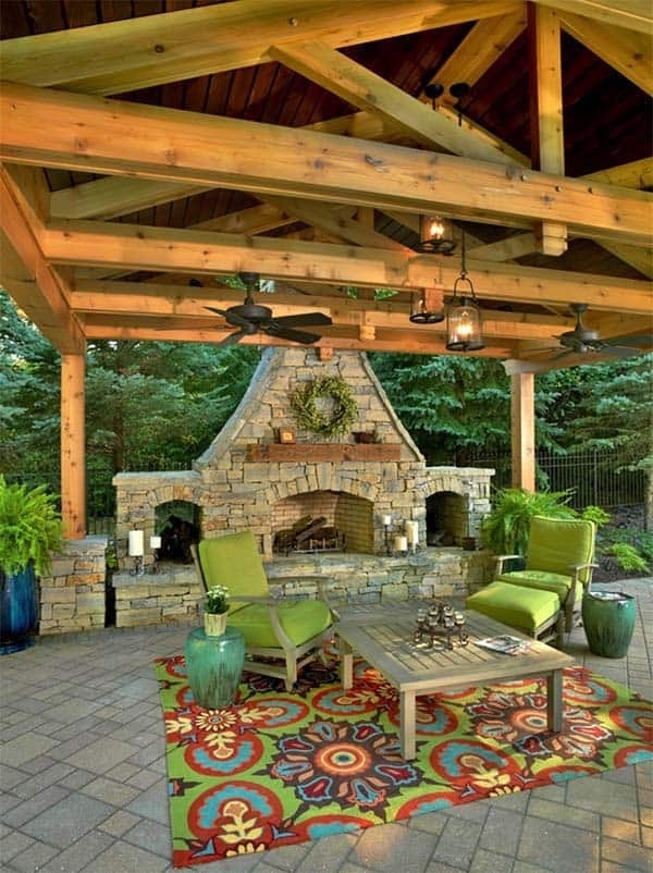 top 53 most amazing outdoor fireplace designs ever outdoor fireplace plans free picture