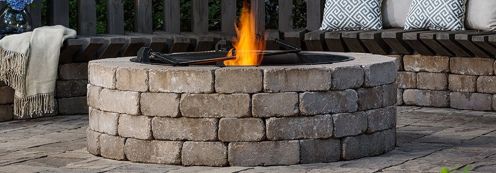top fire pit &amp; outdoor kitchen belgard outdoor fireplace kits image