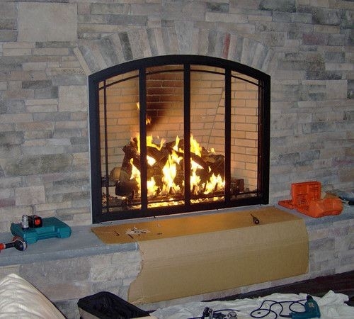 top five reasons to install glass fireplace doors fireplace efficiency fireplace glass door replacement image