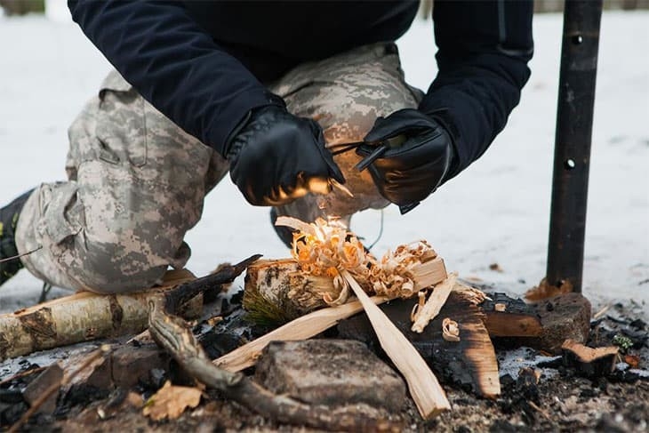 top how to start a fire with wet wood: the ultimate complete guide | rainy how to start a fire in a fireplace image
