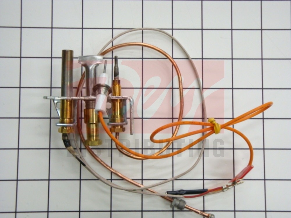 top r5144 empire fireplace lp pilot burner with thermopile & thermocouple replacing thermopile in gas fireplace pics
