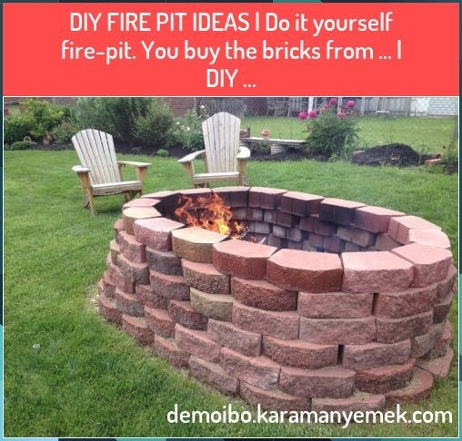 wonderful diy fire pit ideas do it yourself fire pit you buy the bricks from diy outdoor fireplace plans do yourself photo