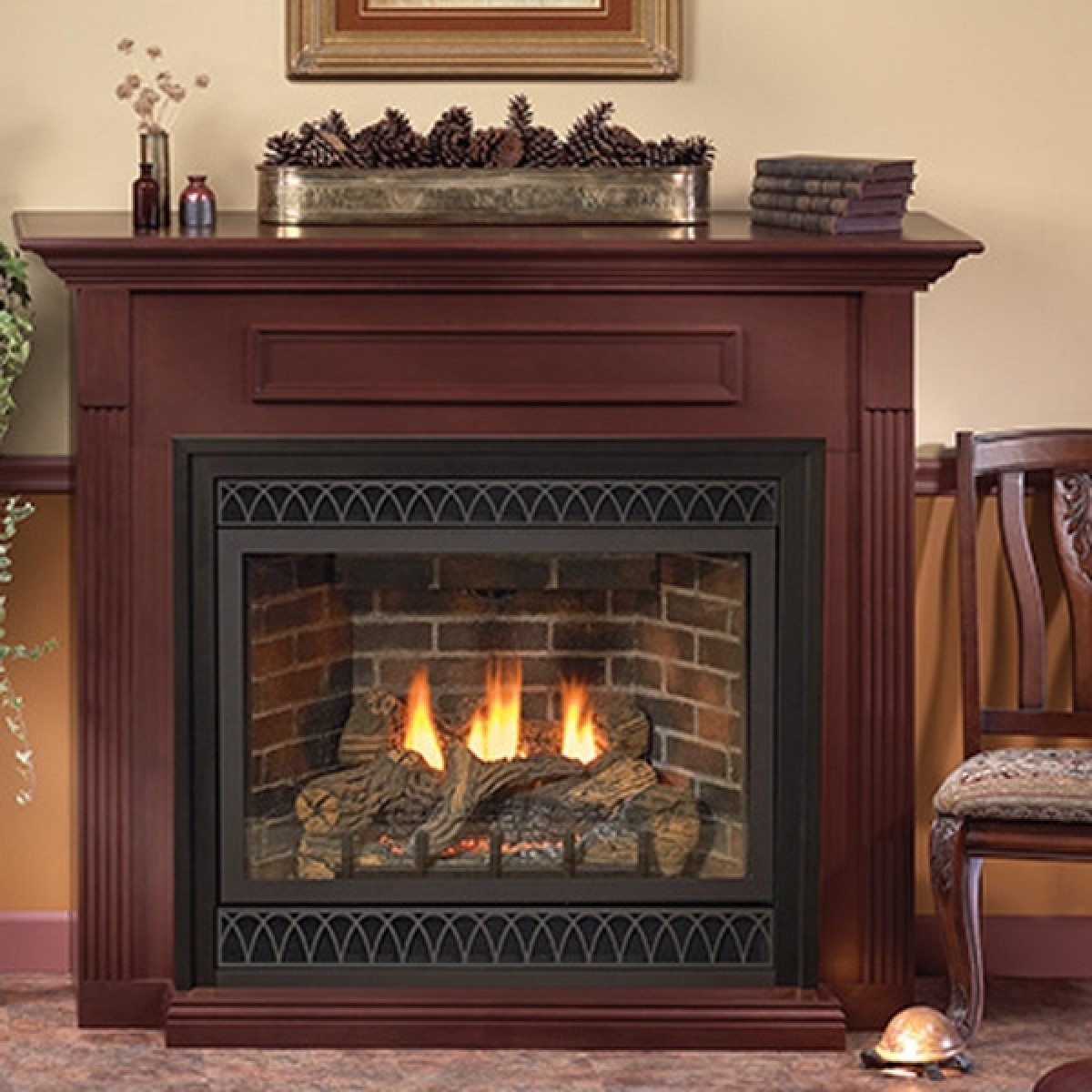 wonderful empire dvd36fp71n tahoe deluxe direct vent 36" nat gasfireplace /ip what kind of gas fireplace do i have picture
