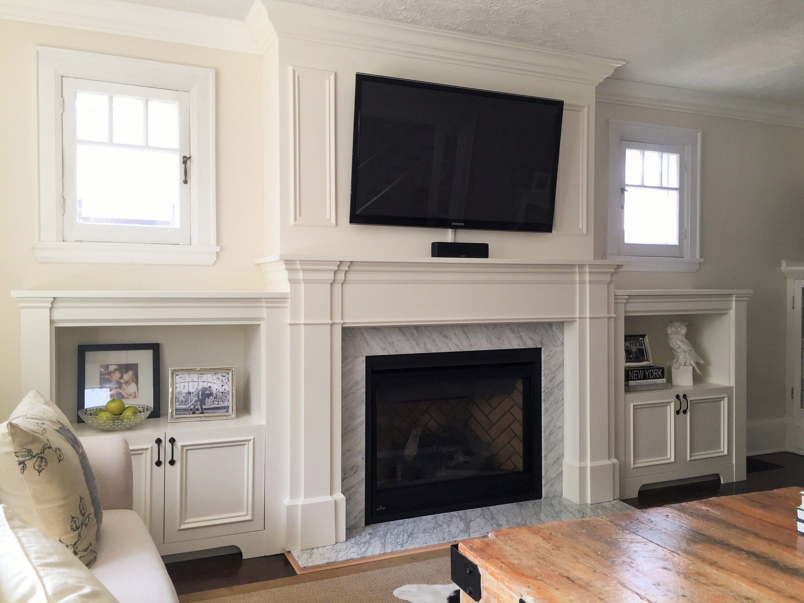 wonderful pinconstance lorence on fireplace ideas | living room with designing a living room with a fireplace and tv image
