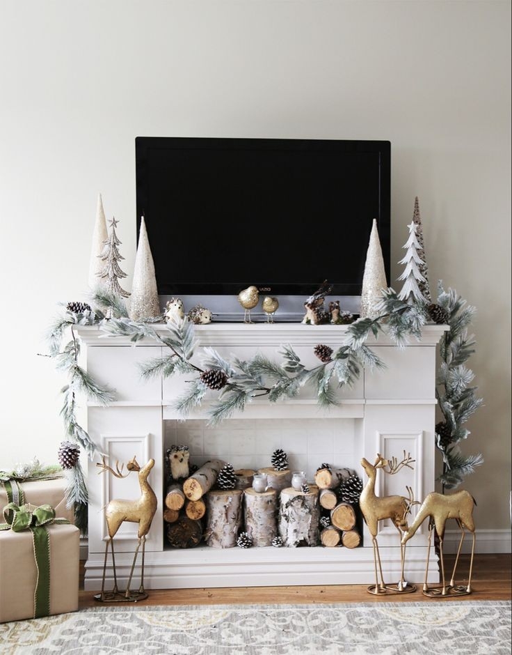 alluring fireplace fake it till you make it rowe spurling paint company how to make a fake fireplace for christmas picture