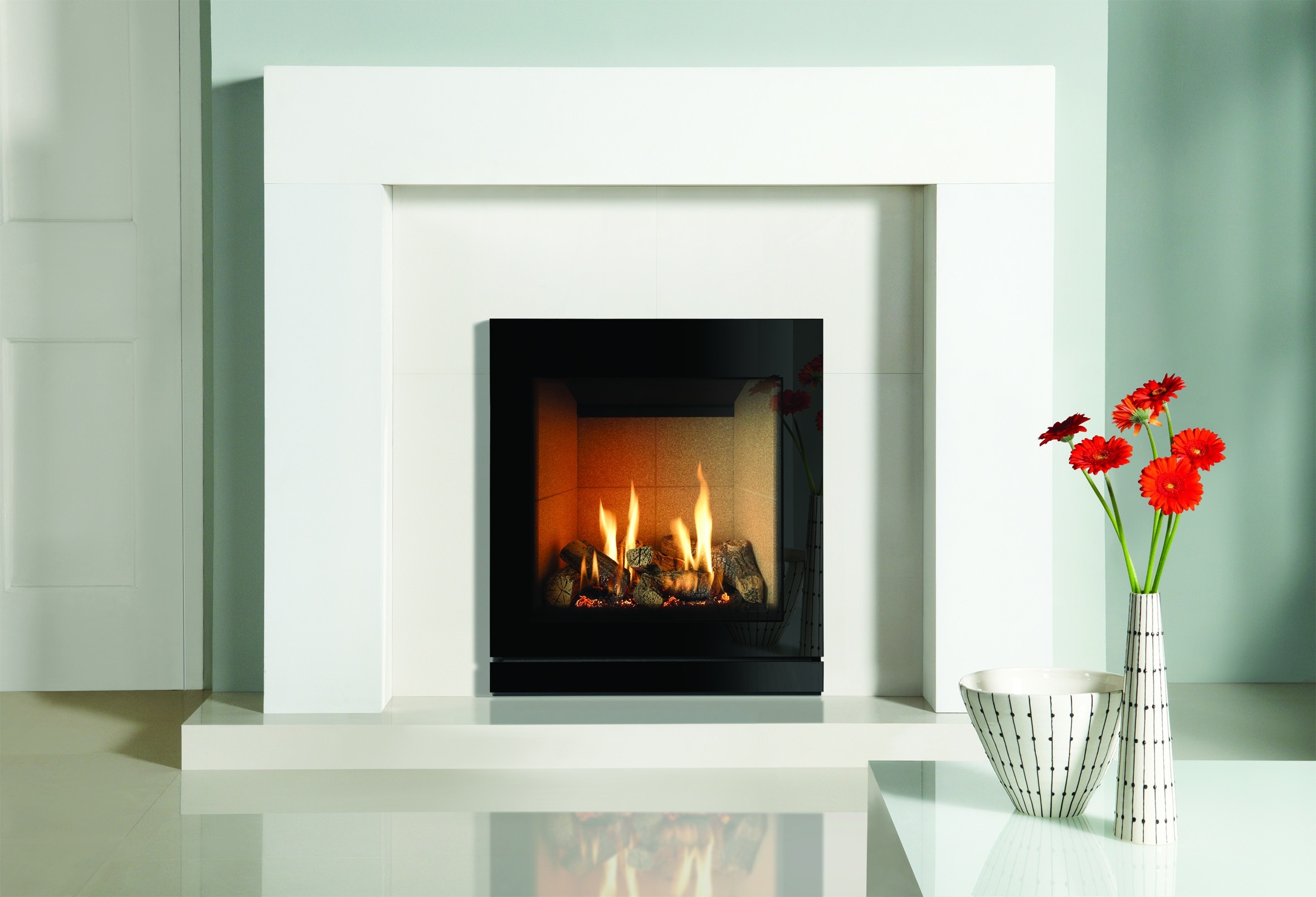 alluring gazco riva2 530 designio2 glass conventional flue gas fire the glass logs for fireplace image