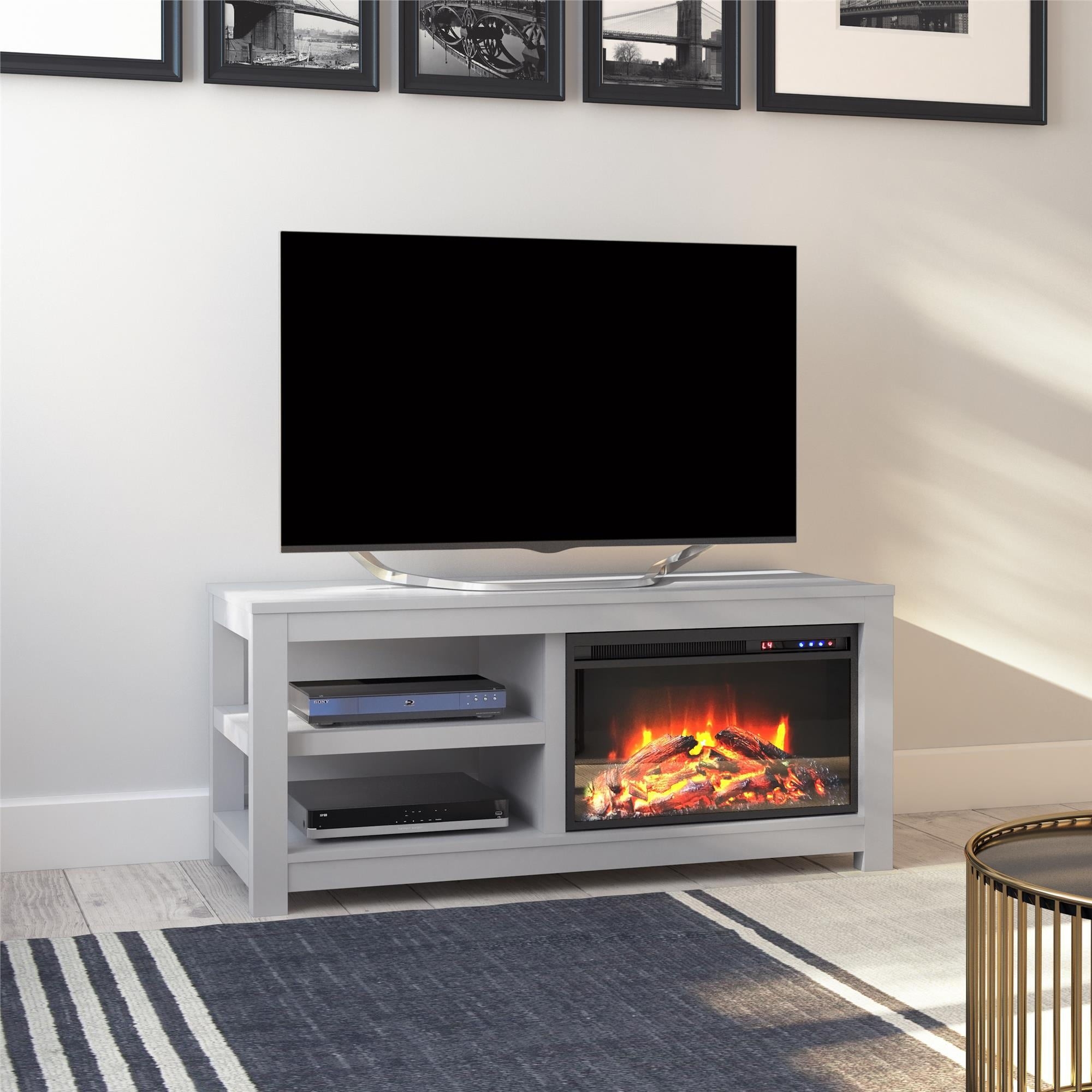 Best Tv Stands With Fireplace Built In Special Price