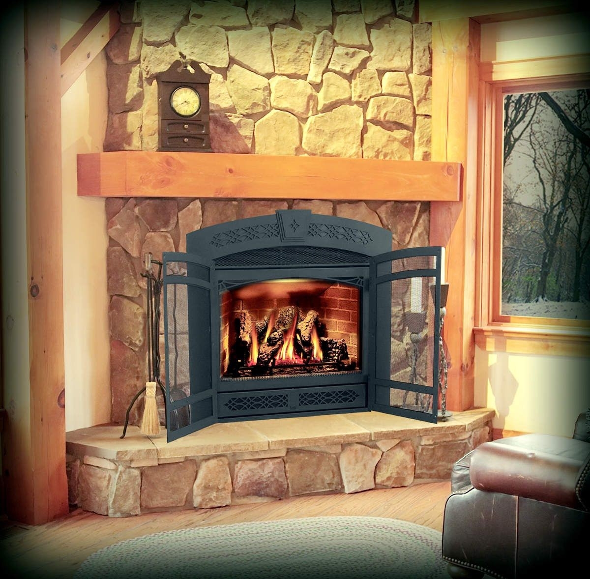 amazing great use of a small otherwise useless corner! | direct vent fireplace zero clearance wood burning fireplace reviews pics