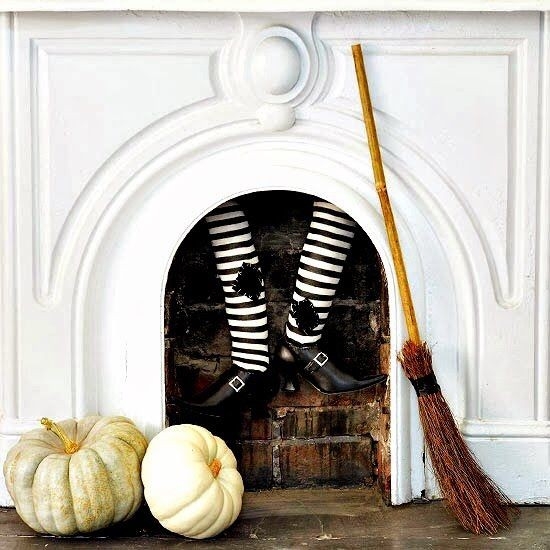 amazing pinmelissa wilkins on haunting halloween | halloween witch how do you spell fireplace mantel picture