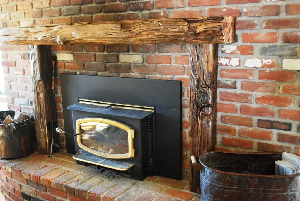 amazing reclaimed wood mantels for a rustic or antique fireplace look homesfeed can a fireplace be added to a house pics