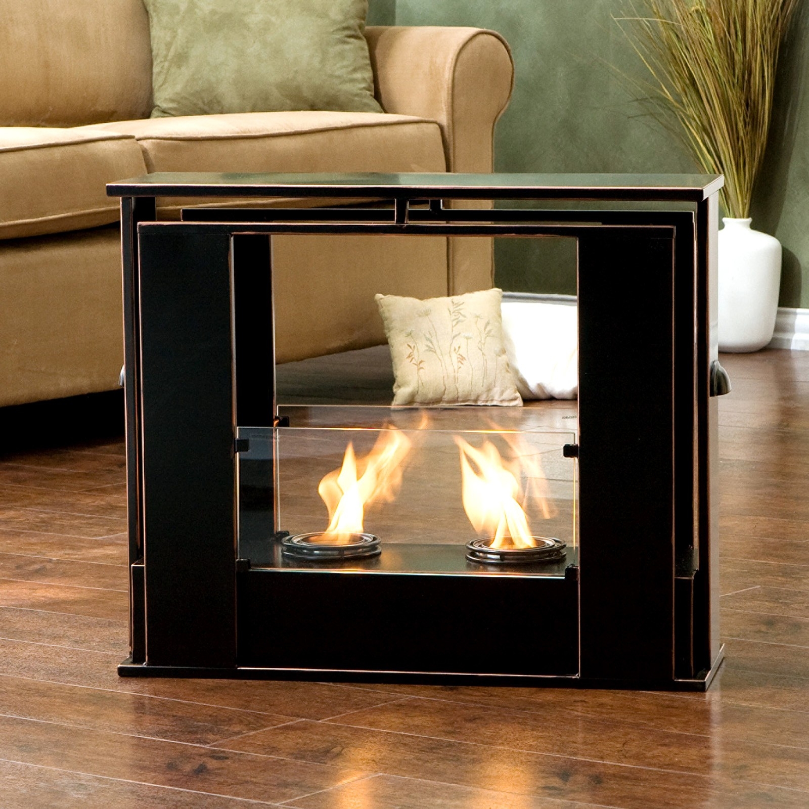 amazing southern enterprises portable indoor/outdoor fireplace at hayneedle outdoor gas fireplaces for sale image