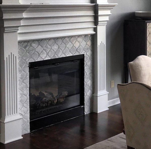 amazing top 60 best fireplace tile ideas luxury interior designs | fireplace subway tile fireplace surround photo
