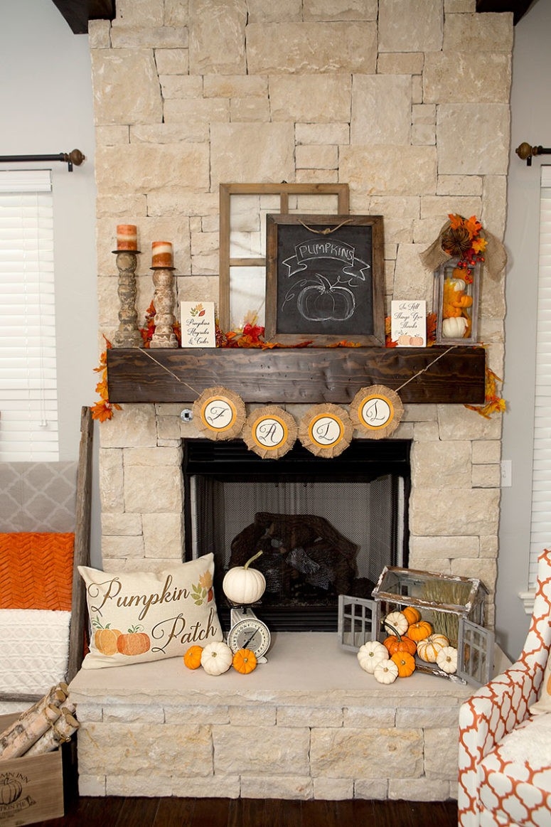 astonishing 87 exciting fall mantel décor ideas shelterness cool fireplace mantel ideas image