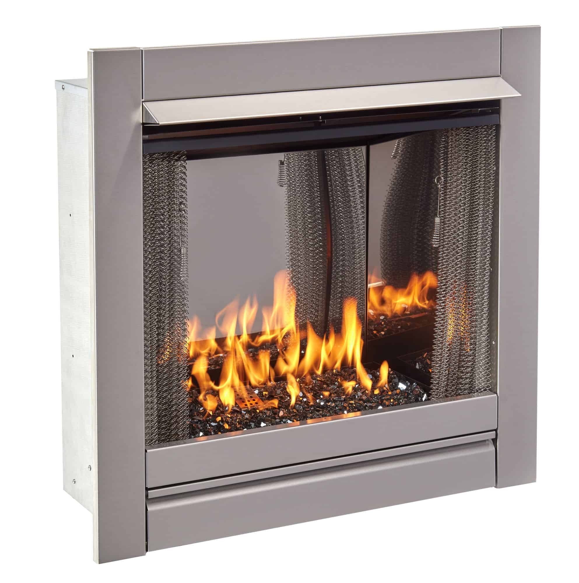 astonishing duluth forge vent free stainless outdoor gas fireplace insert with best energy efficient electric fireplaces photo