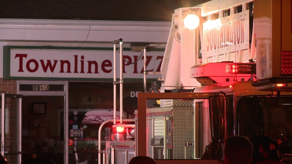astonishing fire investigation underway at southington pizzeria | fox61 the fireplace southington ct picture
