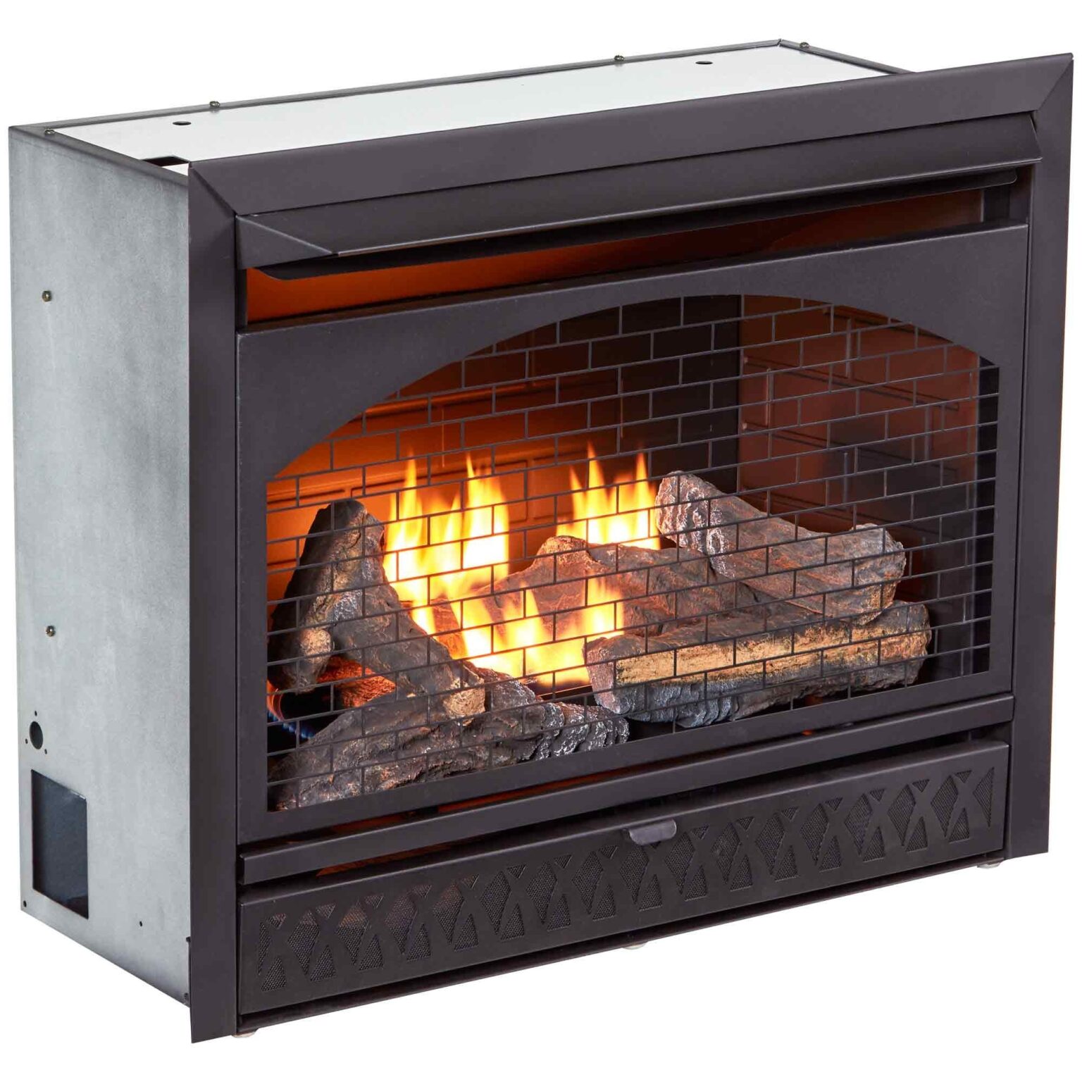 astonishing gas fireplace insert dual fuel technology 26,000 btu procom heating ventless gas fireplace insert reviews pics