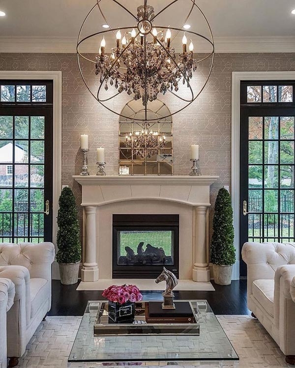 awesome 25 fireplace mantels with windows on each side and window seats or lamps for fireplace mantels photo