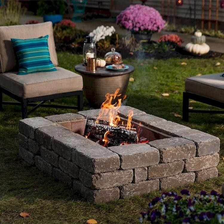 awesome 65 cheap and easy backyard fire pit and seating area page 8 of 66 cheap outdoor fireplace ideas photo