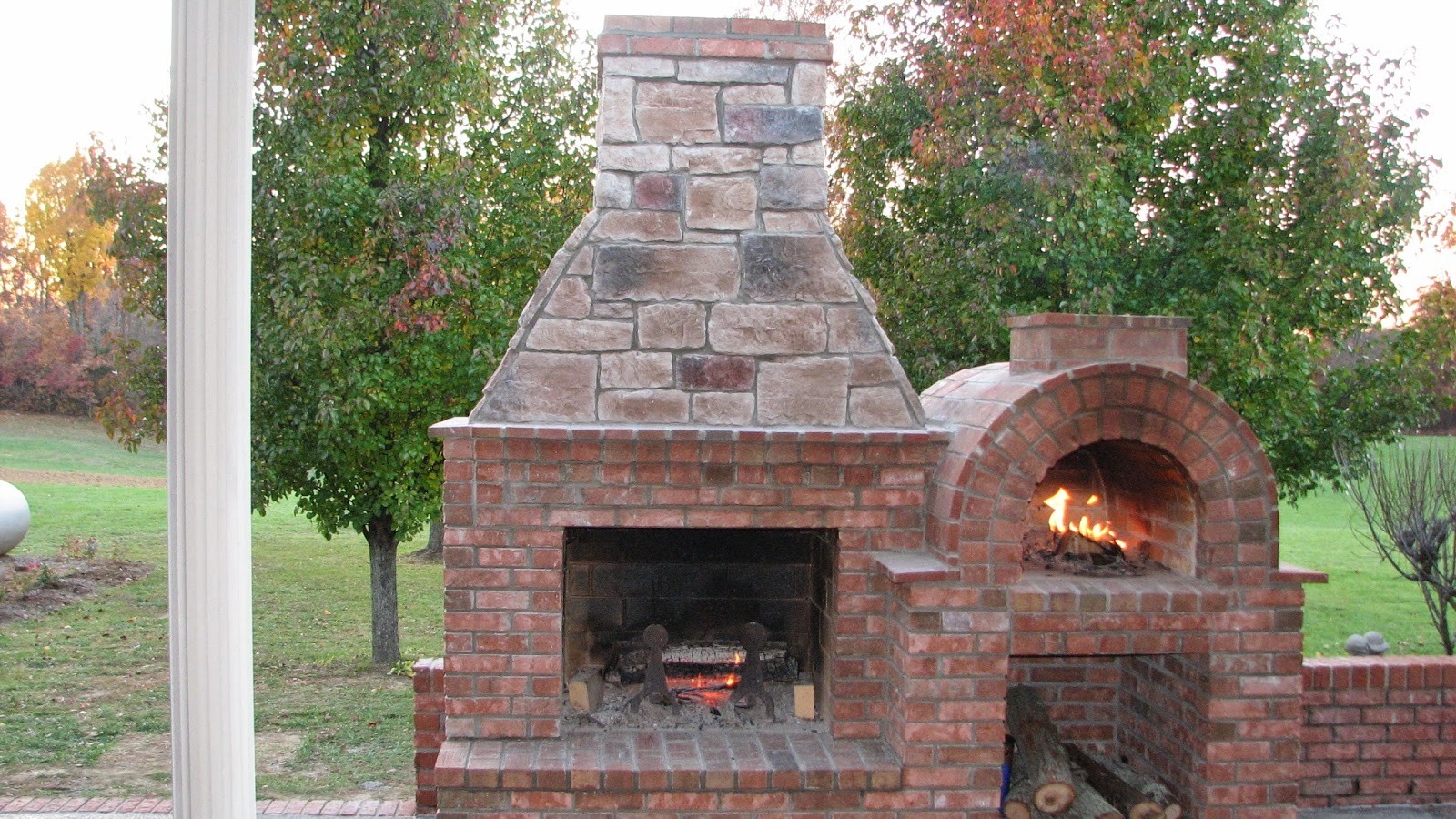 awesome building an brick outdoor fireplace together | fireplace design ideas how to build outdoor stone fireplace photo