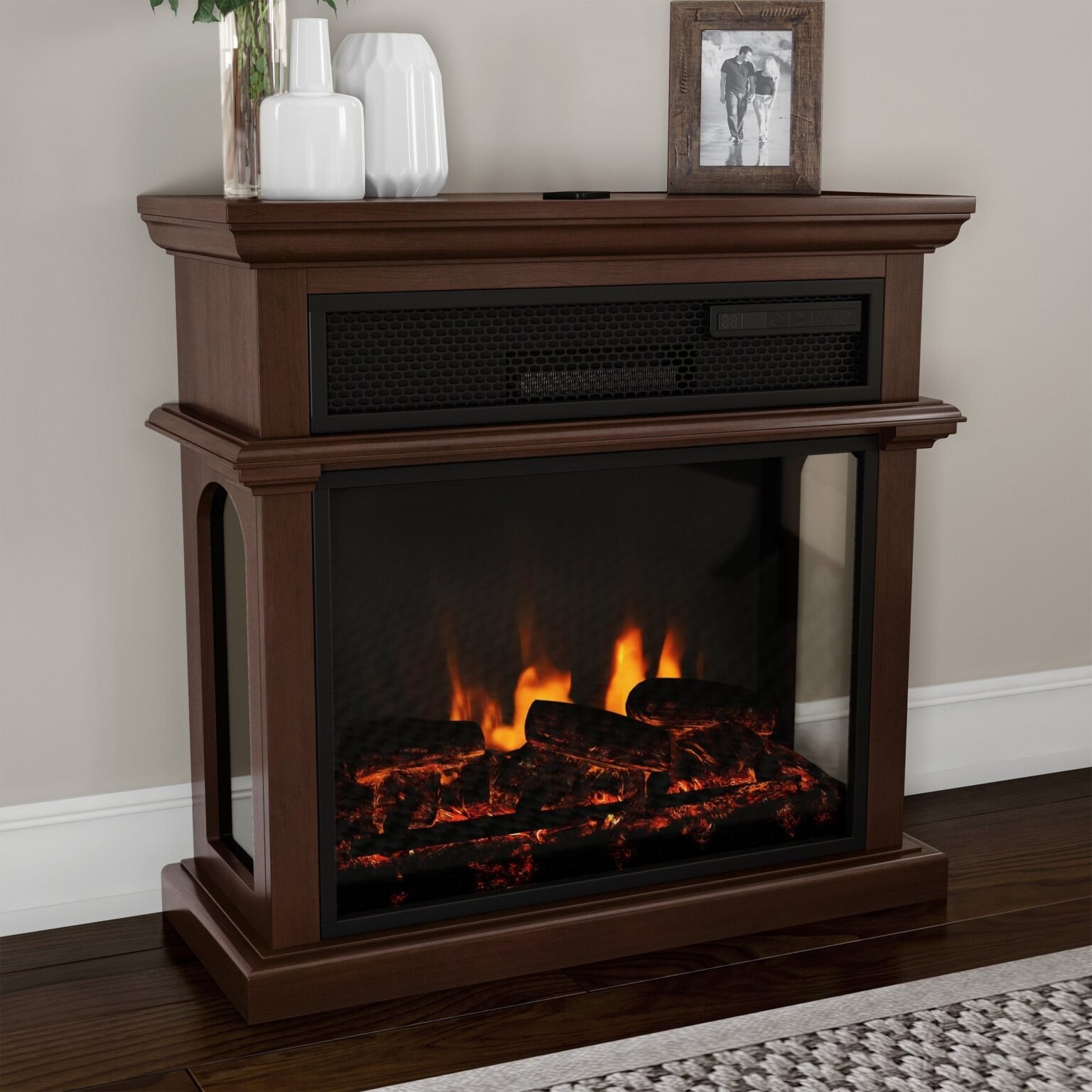 awesome free standing electric fireplace heater / homcom electric freestanding pictures of electric fireplaces photo