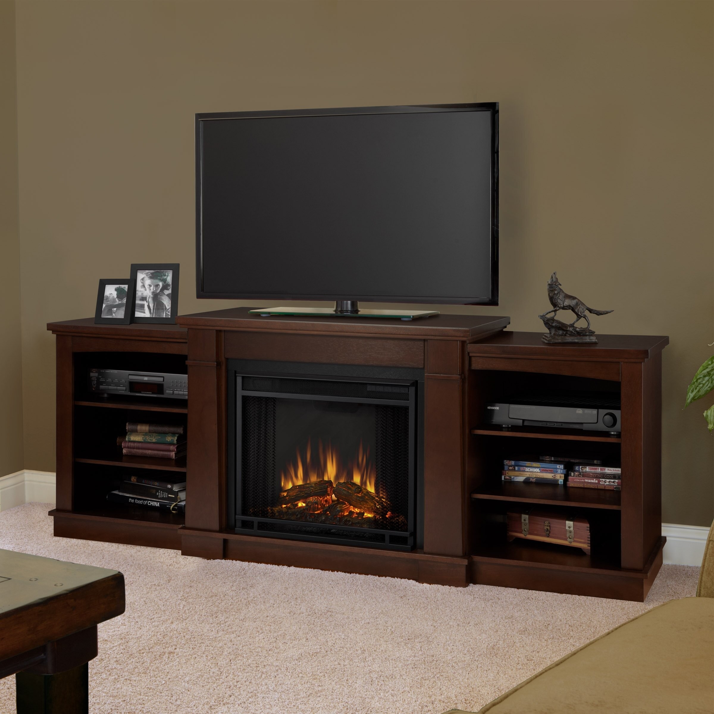 awesome hawthorne tv stand with electric fireplace | wayfair big lots tv stand with fireplace pics