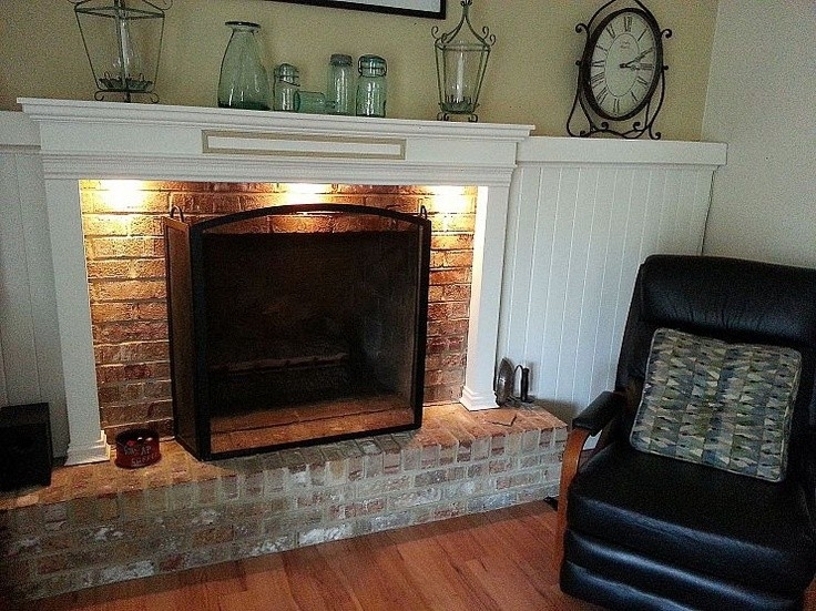 awesome help update my 70's fireplace! | fireplace, red brick fireplaces, new homes updating a brick fireplace pics