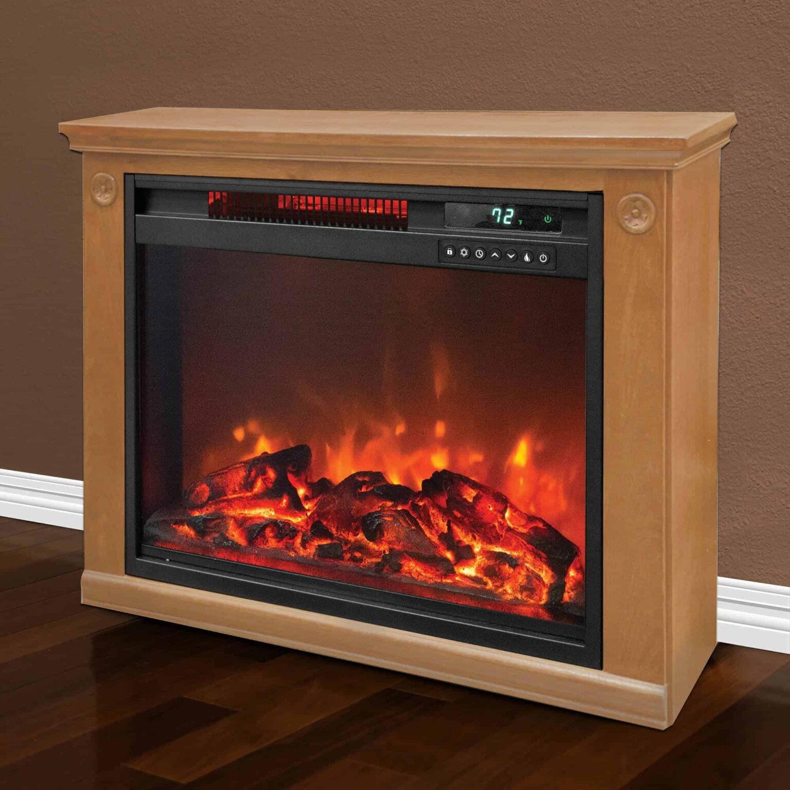 awesome lifesmart 3 element quartz infrared electric portable fireplace heaters infrared fireplace heater insert image