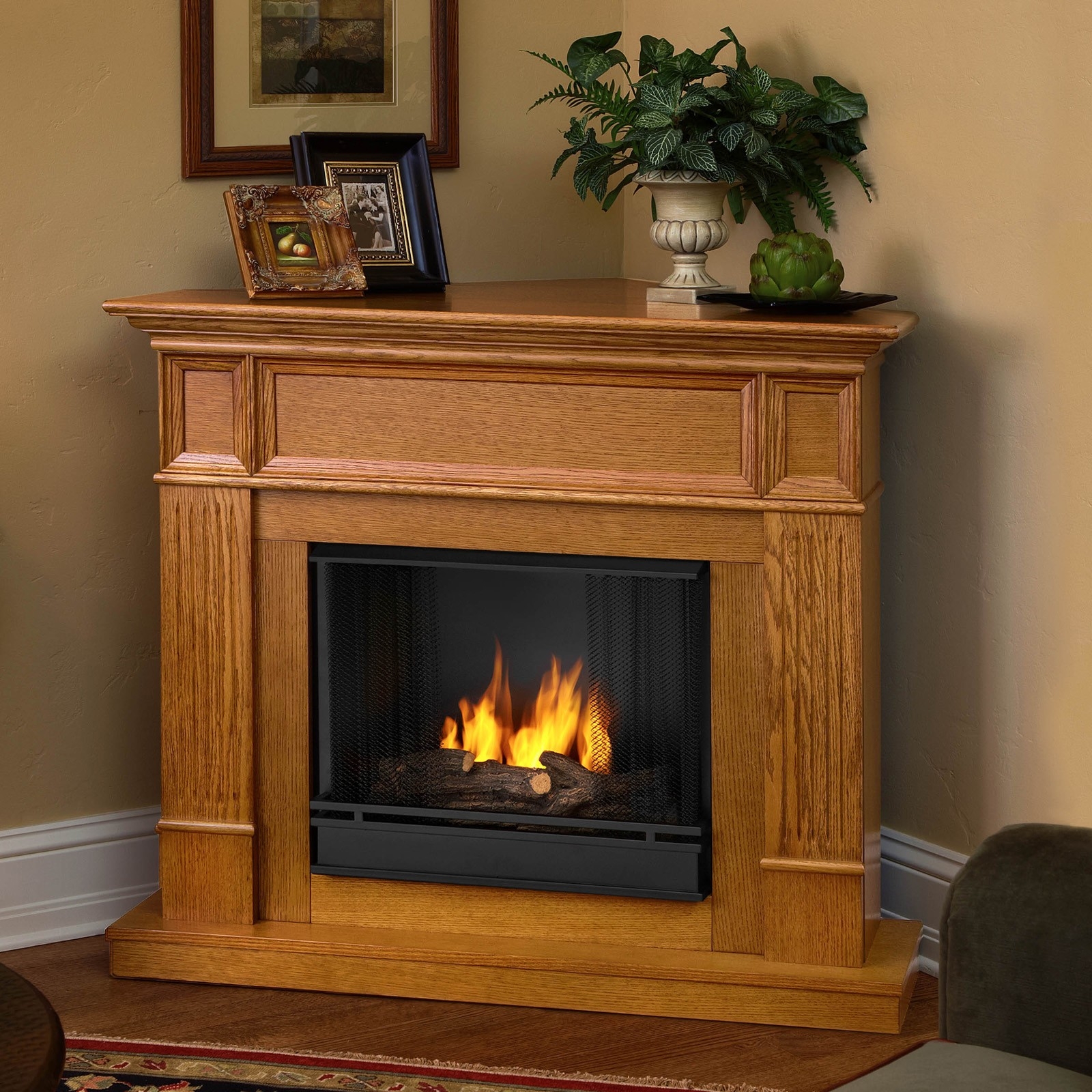 awesome real flame camden ventless gel fireplace light oak at hayneedle what is a gel fireplace photo