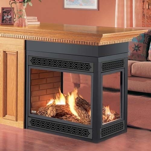 awesome sale! napoleon 3 sided see through gas fireplace | natural gas free standing ventless gas fireplace pics