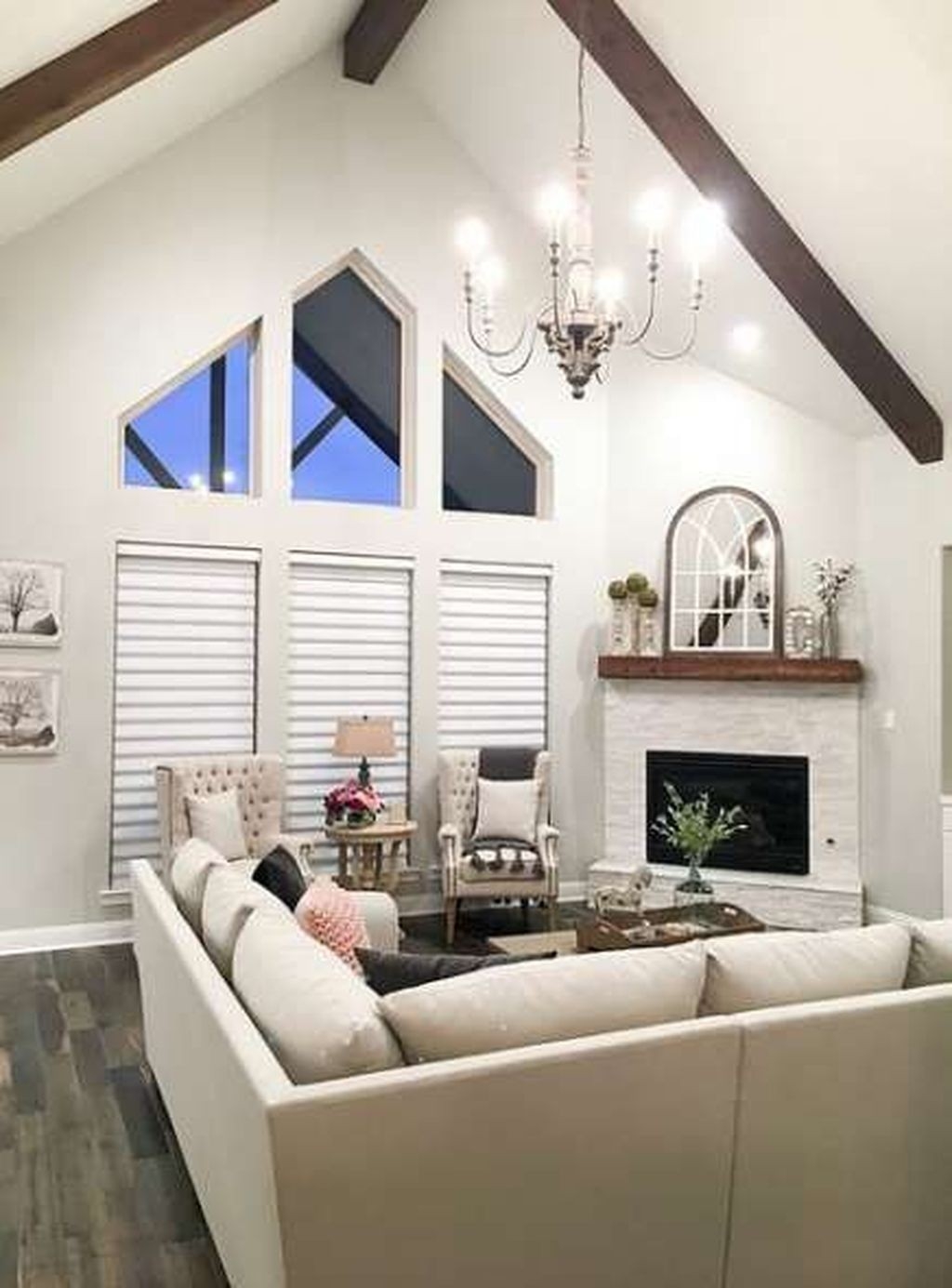 best 38 beautiful corner fireplace design ideas for your living room | beams small living room ideas with corner fireplace picture